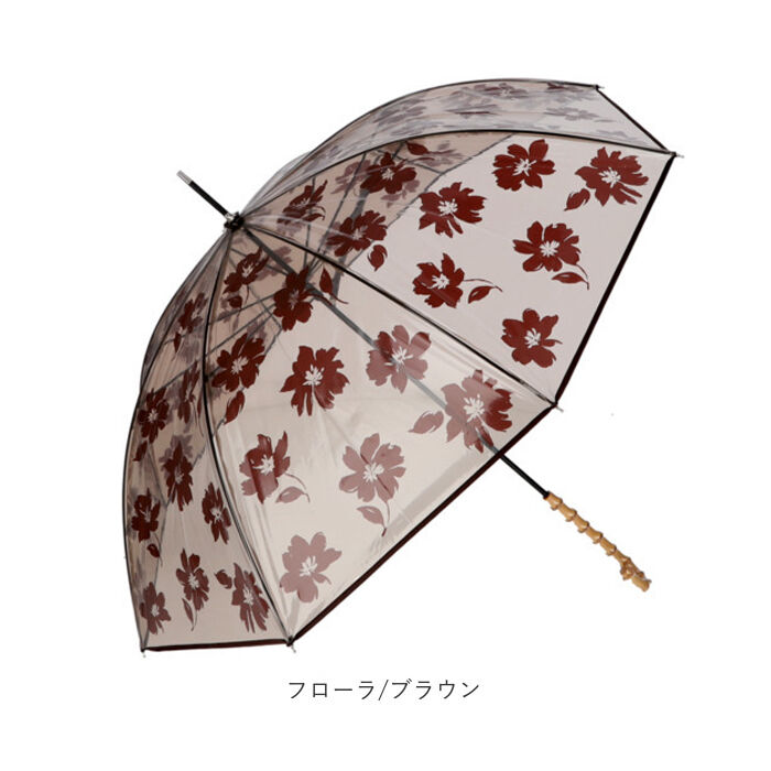 BACKYARD FAMILY「because ビコーズ ビニール傘 通販 長傘 雨傘 傘 アンブレラ 透明 クリア レディース」|傘|