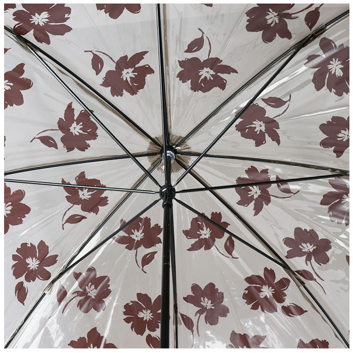 BACKYARD FAMILY「because ビコーズ ビニール傘 通販 長傘 雨傘 傘 アンブレラ 透明 クリア レディース」|傘|