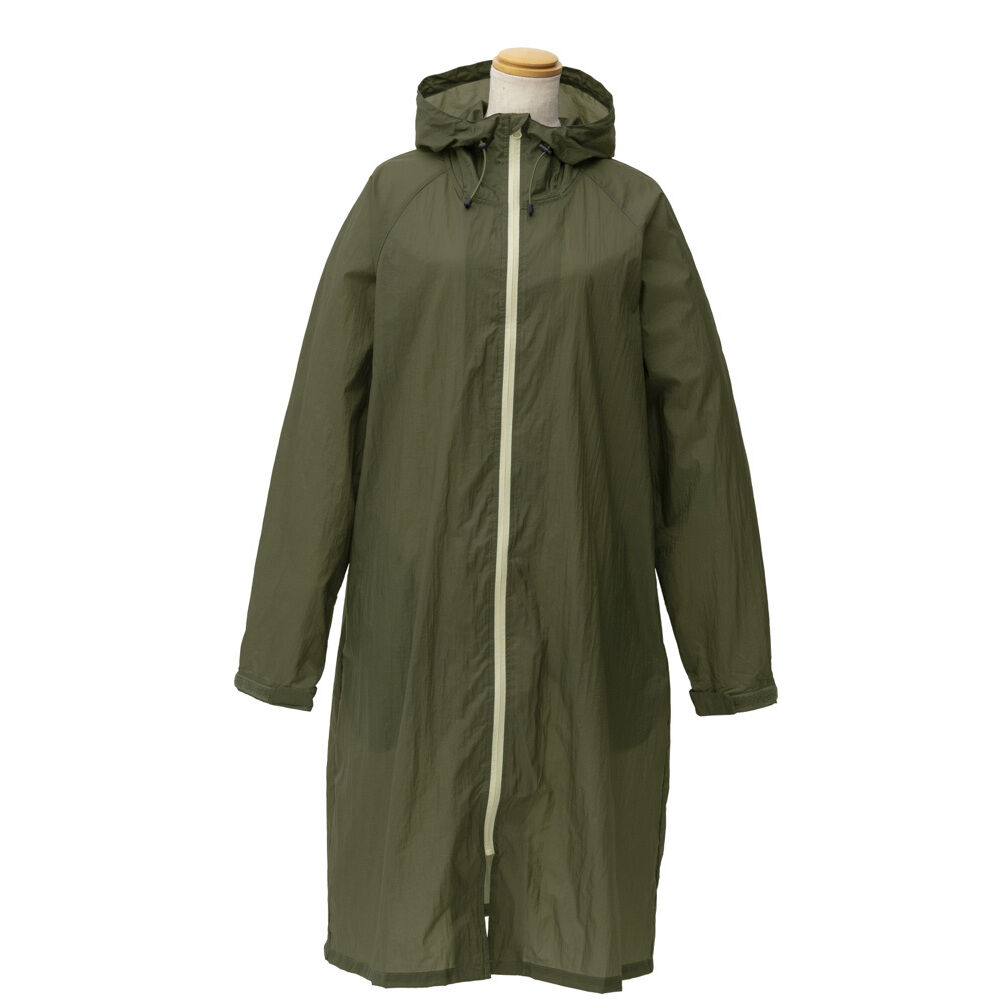 BACKYARD FAMILY「レインコート コンパクト レディース 通販 メンズ レインパーカ レイン パーカー 軽量 軽い」|レインコート|グリーン1