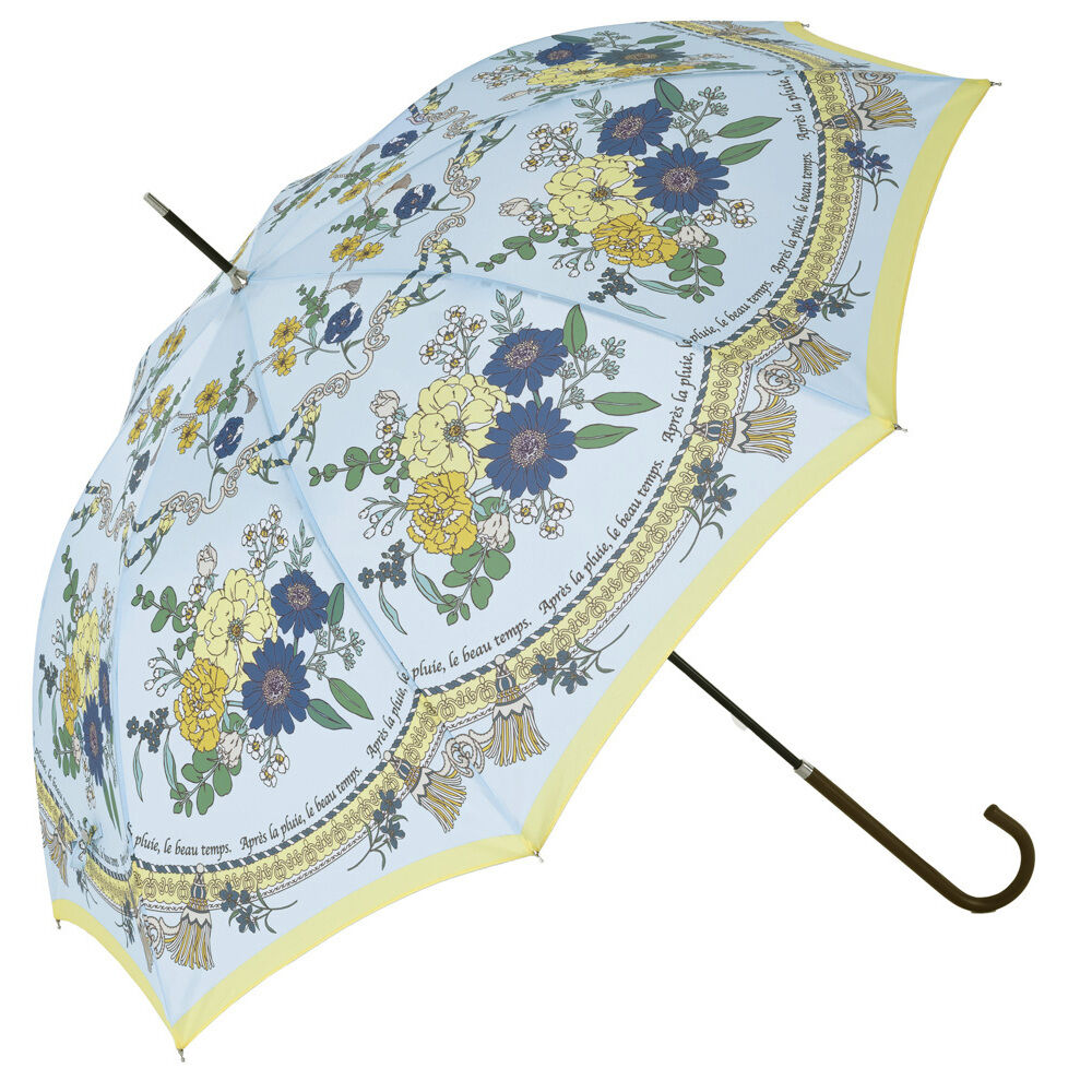 BACKYARD FAMILY「because ビコーズ 長傘 レディース 58cm 通販 晴雨兼用傘 雨傘 日傘 傘 日よけ」|傘|ブルー1