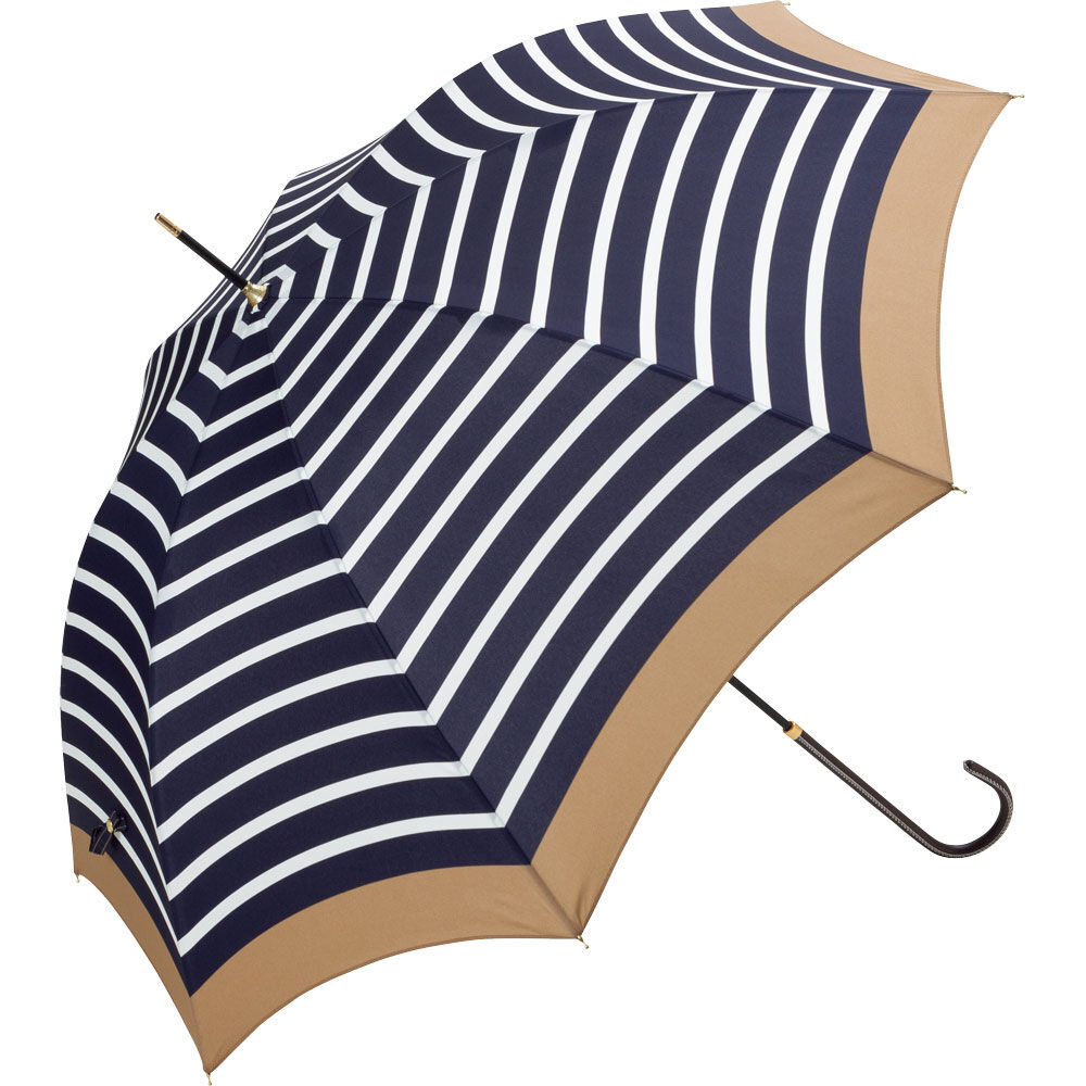 BACKYARD FAMILY「because ビコーズ 長傘 レディース 58cm 通販 晴雨兼用傘 雨傘 日傘 傘 日よけ」|傘|ブルー2