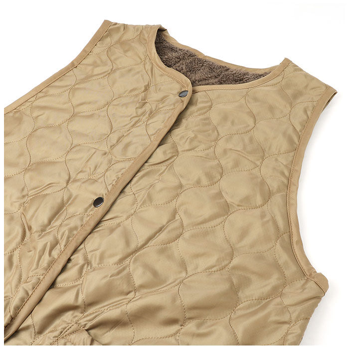 BACKYARD FAMILY「REP レップ エプロン キルト 通販 キルトエプロン 前掛 前掛け ボア ゆったり ポケット」|その他|