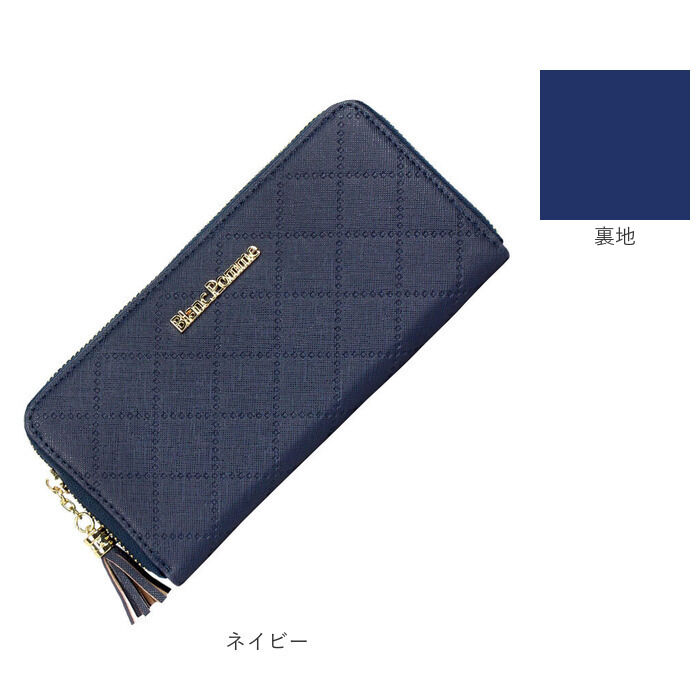 BACKYARD FAMILY「長財布 レディース ラウンドファスナー 通販 Blanc Pomm 財布 サイフ ロングウォレット」|財布|