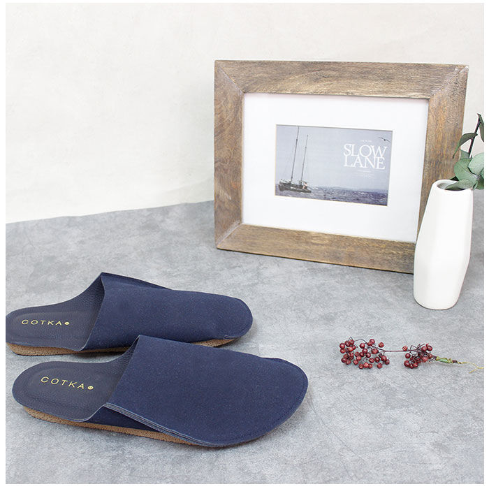 BACKYARD FAMILY「携帯スリッパ メンズ スエード 通販 スリッパ 室内履き 室内ばき ルームシューズ おしゃれ」|ルームシューズ|