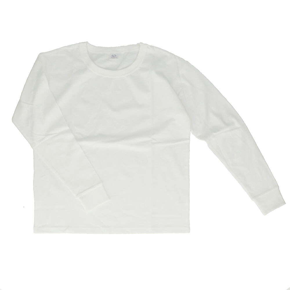 BACKYARD FAMILY「フルーツオブザルーム ロンT 通販 FRUIT OF THE LOOM Tシャツ 長袖 メンズ」|Tシャツ・カットソー|ホワイト1