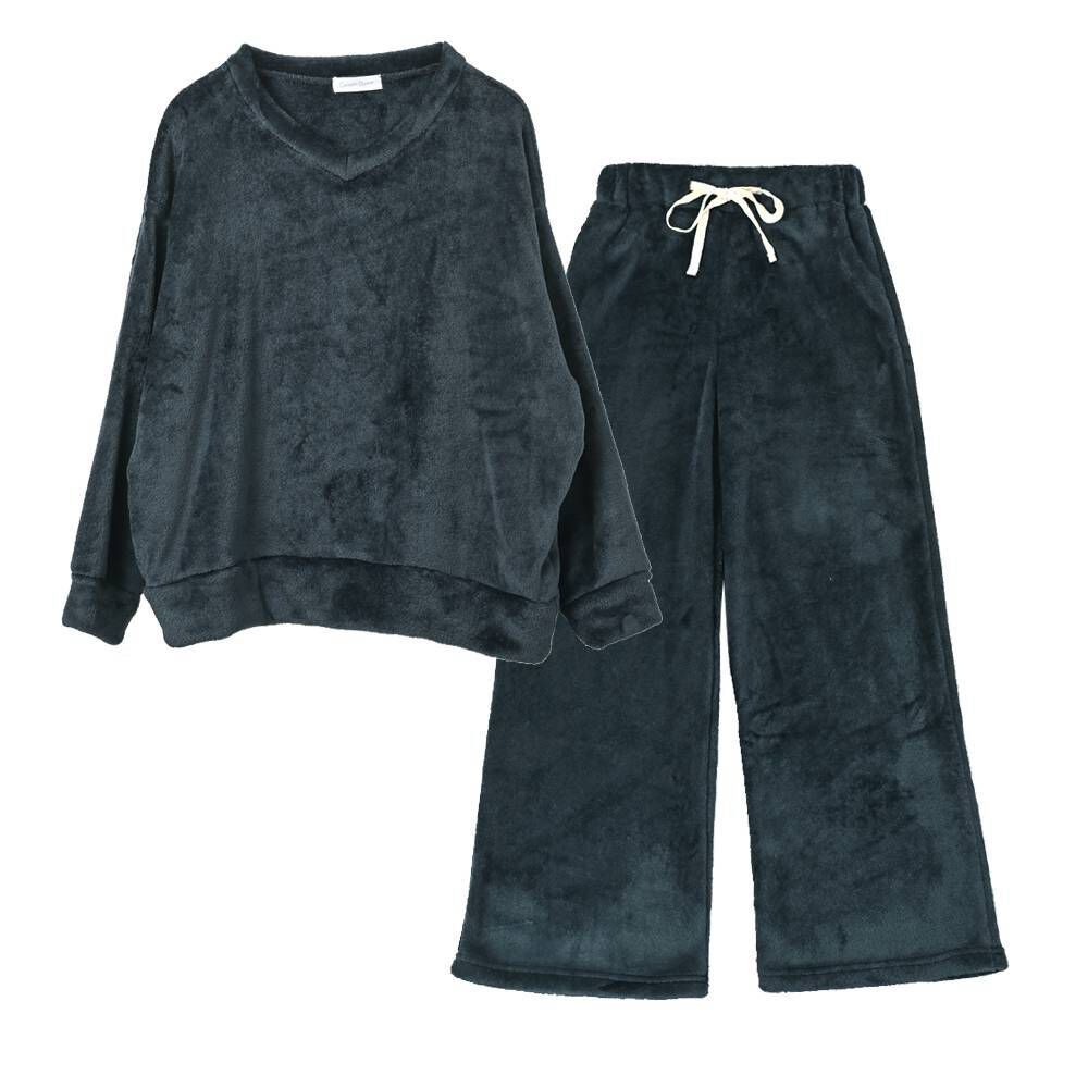 BACKYARD FAMILY「ルームウェア レディース セットアップ 通販 部屋着 ルームウエア パジャマ 寝巻き 寝間着」|ルームウェア|ブルー2