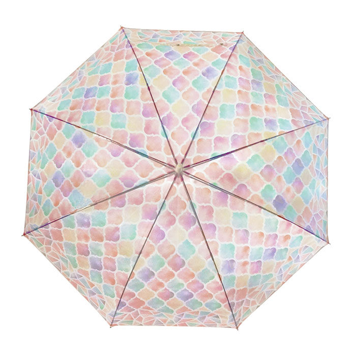BACKYARD FAMILY「傘 レディース ジャンプ 通販 ビニール傘 ジャンプ式 おしゃれ アンシャンテ ステンドグラス傘」|傘|