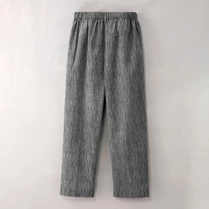 BACKYARD FAMILY「クロップドパンツ レディース 通販 ゆるラク高島ちぢみ8分丈パンツ２本組 高島ちぢみ 八分丈」|その他|