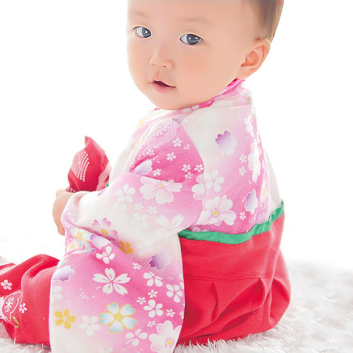 BACKYARD FAMILY「袴 ロンパース 女の子 通販 はかま ハカマ フォーマル 100日祝い 百日祝い お食い初め」|その他ベビーウェア|