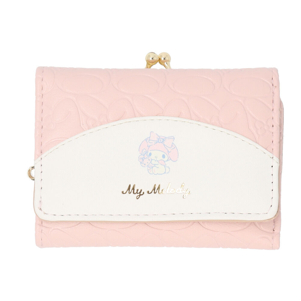 BACKYARD FAMILY「財布 サンリオ 三つ折り 通販 三つ折り財布 がま口財布 がまぐち財布 がまぐち サイフ お財布」|財布|ピンク2