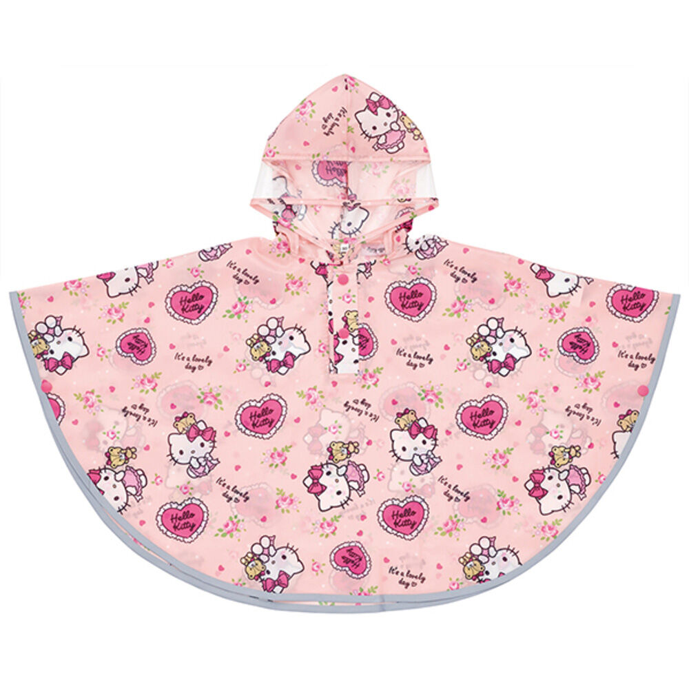 BACKYARD FAMILY「skater スケーター キッズ レインポンチョ キャラクター レインコート 通販 雨かっぱ」|レインコート|ピンク1