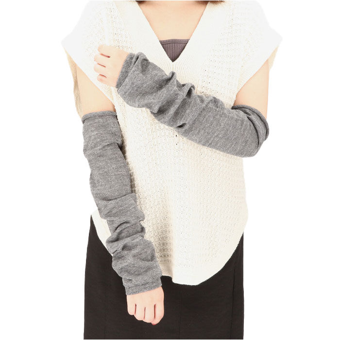 BACKYARD FAMILY「アームカバー リネン レディース 通販 腕カバー アームウォーマー リネン混 おしゃれ シンプル」|手袋|