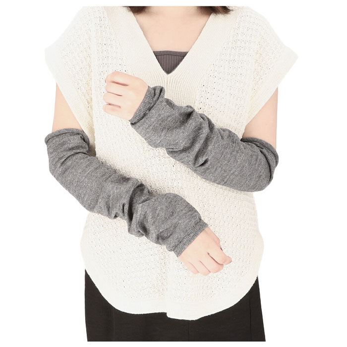 BACKYARD FAMILY「アームカバー リネン レディース 通販 腕カバー アームウォーマー リネン混 おしゃれ シンプル」|手袋|