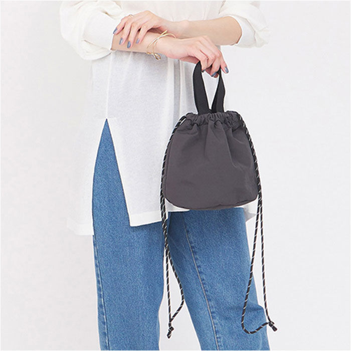 BACKYARD FAMILY「巾着バッグ ショルダー 通販 ショルダーバッグ レディース 巾着バック ショルダーバック 斜めがけ」|ショルダー・メッセンジャー|