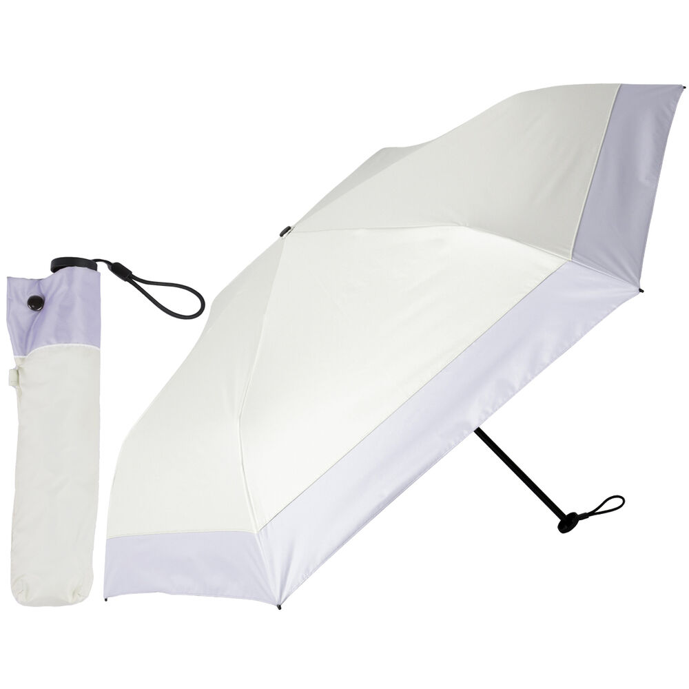 BACKYARD FAMILY「KIZAWA 日傘 UVカット 100 通販 超軽量カーボン傘 折りたたみ日傘 折り畳み日傘」|傘|パープル1