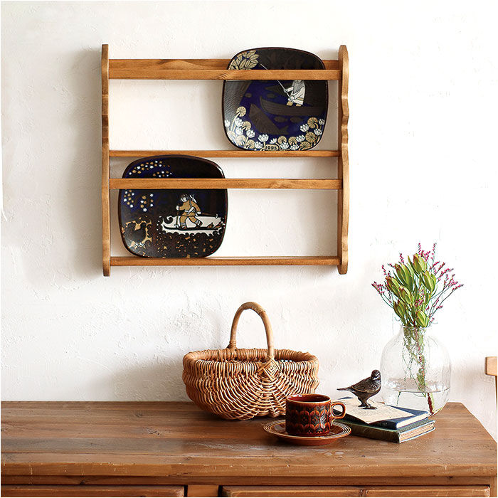 BACKYARD FAMILY「NEIN MARKE ナインマーケ ディッシュラック 通販 飾り棚 ディスプレイ プレートラック」|その他|