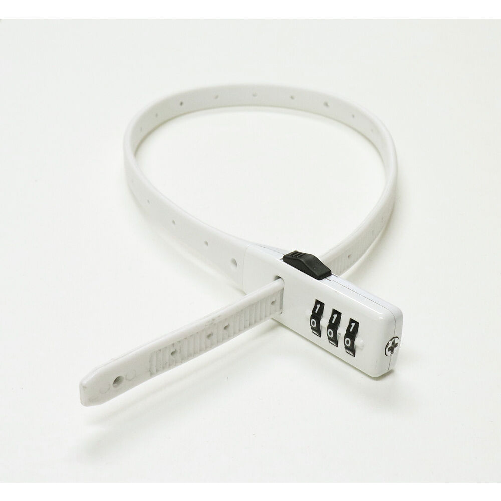 BACKYARD FAMILY「自転車 鍵 ダイヤル 通販 カギ ダイヤル式 ダイヤルロック 3桁 暗証番号変更 電動アシスト」|その他|ホワイト1