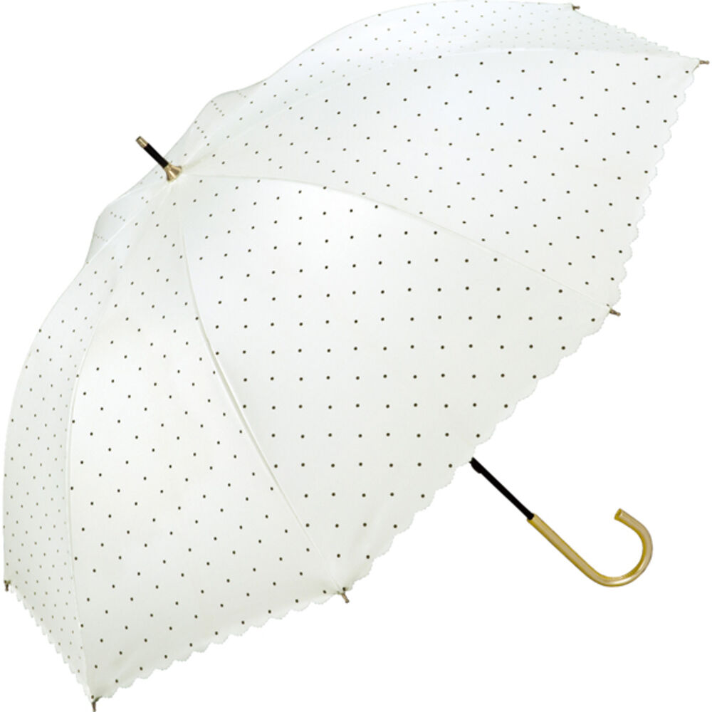 BACKYARD FAMILY「日傘 完全遮光 wpc 通販 長傘 晴雨兼用傘 ワールドパーティー 傘 かさ カサ UVカット」|傘|ホワイト1