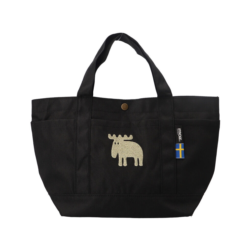 moz「moz トートバッグ モズ 通販 トートバック 小さめ レディース メンズ karuiiトート M」|トートバッグ|ブラック1