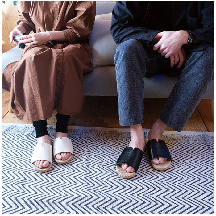 BACKYARD FAMILY「スリッパ 夏用 室内 通販 ルームシューズ 室内履き 涼しい サラサラ 麻 肌触りが良い」|ルームシューズ|