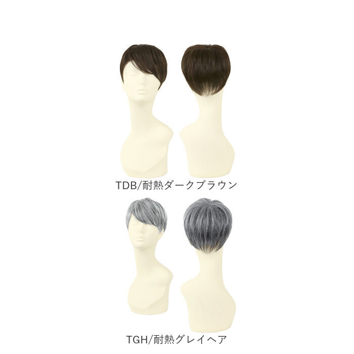 BACKYARD FAMILY「プリシラ prisila ウィッグ ストレートショート メンズ GB-21 通販 男性用部分かつら」|ヘアスタイリング|