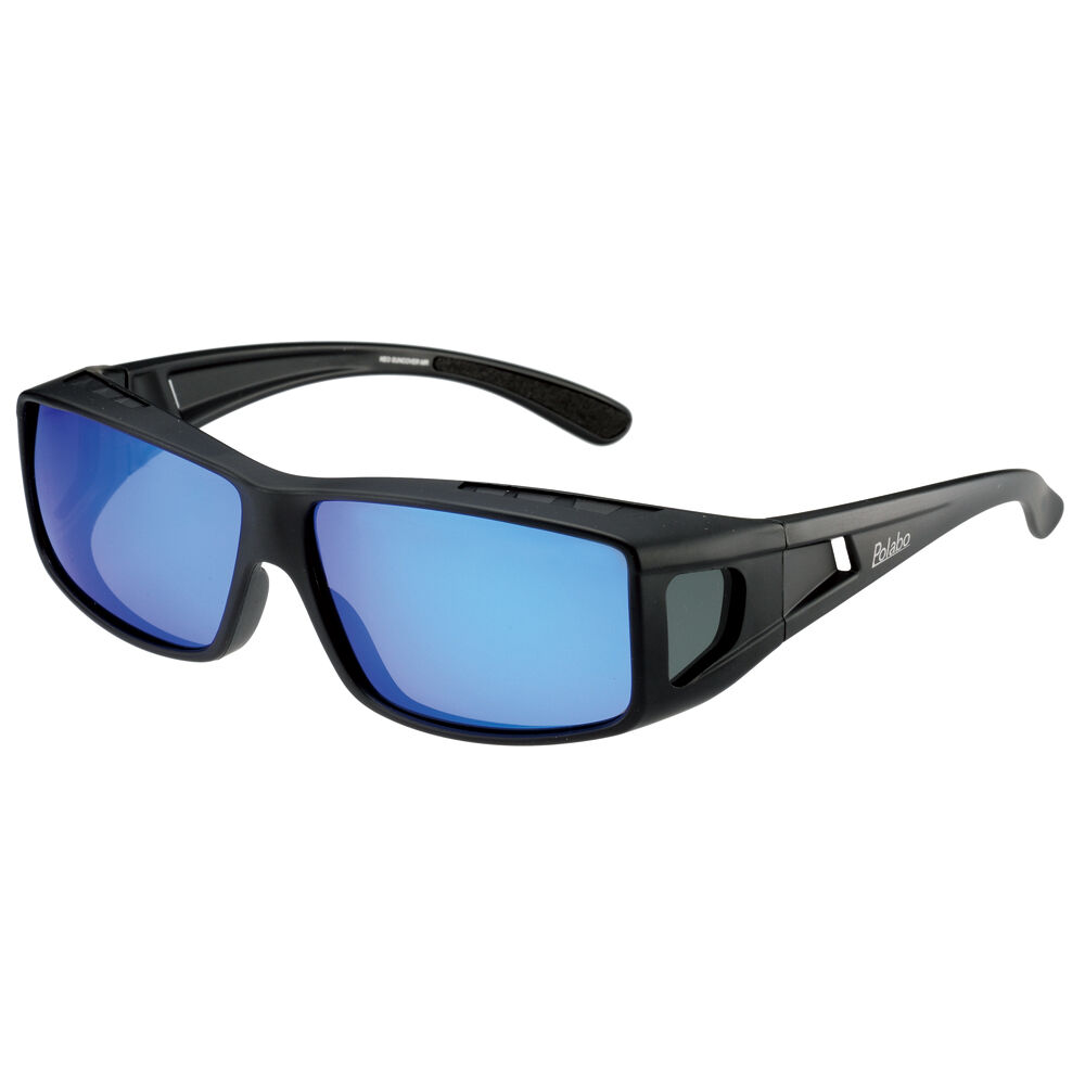 BACKYARD FAMILY「サングラス メガネの上から 偏光 通販 冒険王 ネオサンカバー MR 偏光サングラス 偏光グラス」|サングラス|ブルー1