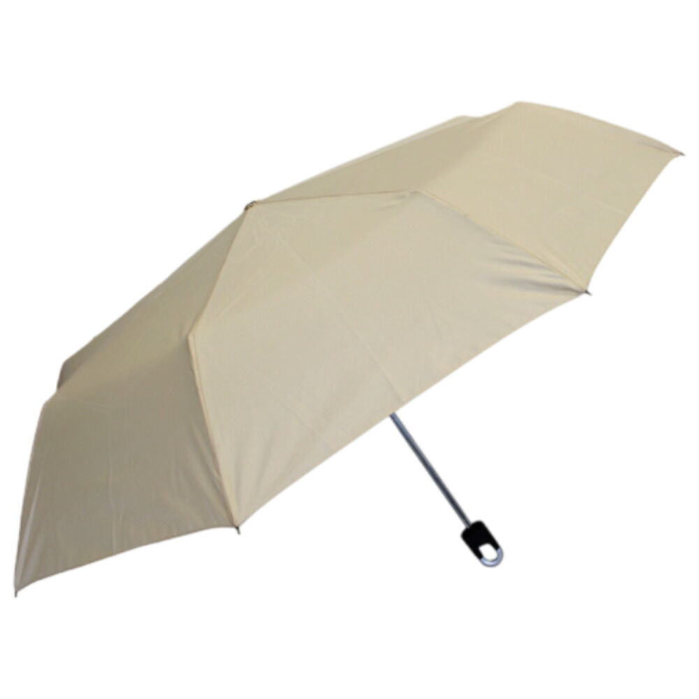 BACKYARD FAMILY「折り畳み傘 大きめ レディース 通販 折りたたみ傘 折りたたみ 傘 雨傘 かさ カサ カラビナ付き」|傘|ベージュ1