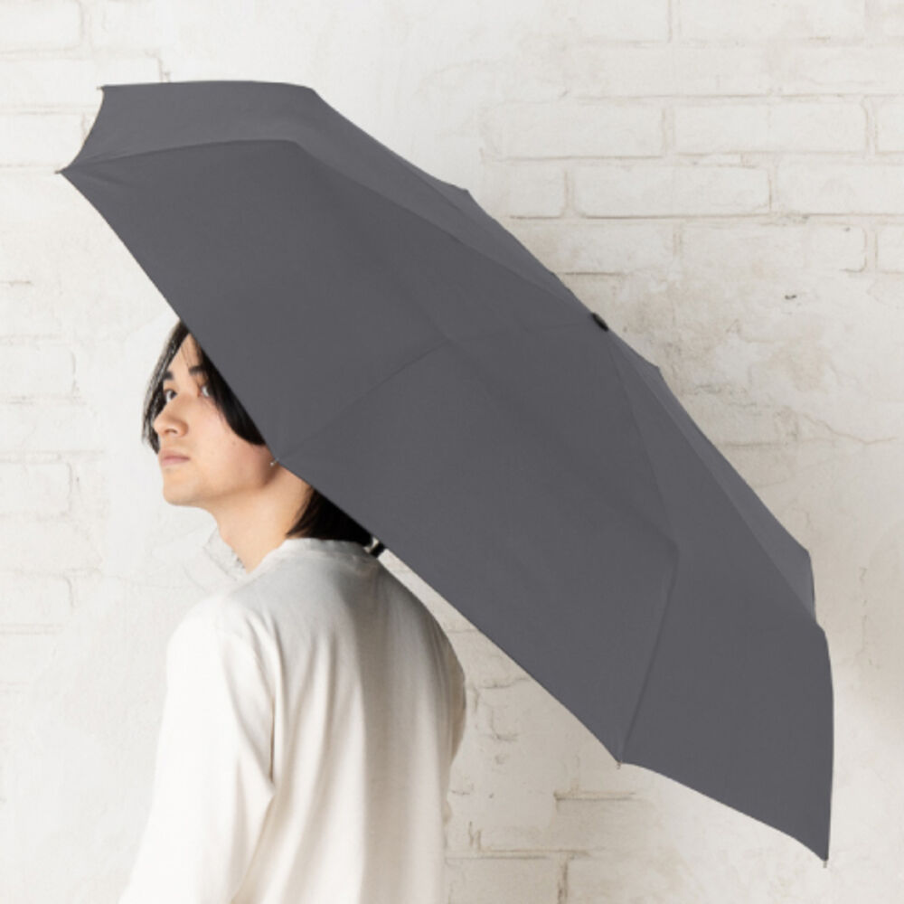 BACKYARD FAMILY「折りたたみ傘 自動開閉 メンズ 59cm 通販 折り畳み傘 自動開閉折りたたみ傘 自動開閉傘」|傘|グレー1