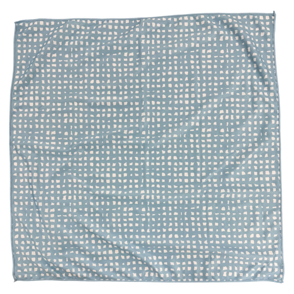 BACKYARD FAMILY「バンダナ 冷感 スカーフ 通販 冷感スカーフ 冷感バンダナ マスク 冷感マスク ハンカチ 帽子」|ストール|ブルー2