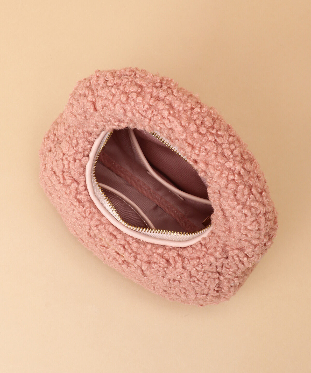 Samantha Thavasa「カールファー ハーフムーンバッグ」|ハンドバッグ|