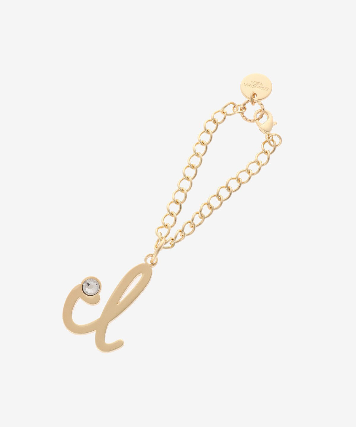 Samantha Vega「手書き風イニシャルチャーム（I)」|チャーム・キーホルダー|ゴールド