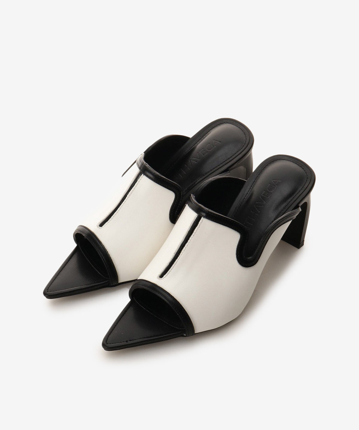 Samantha Vega「パイピングミュール」|その他|ホワイト