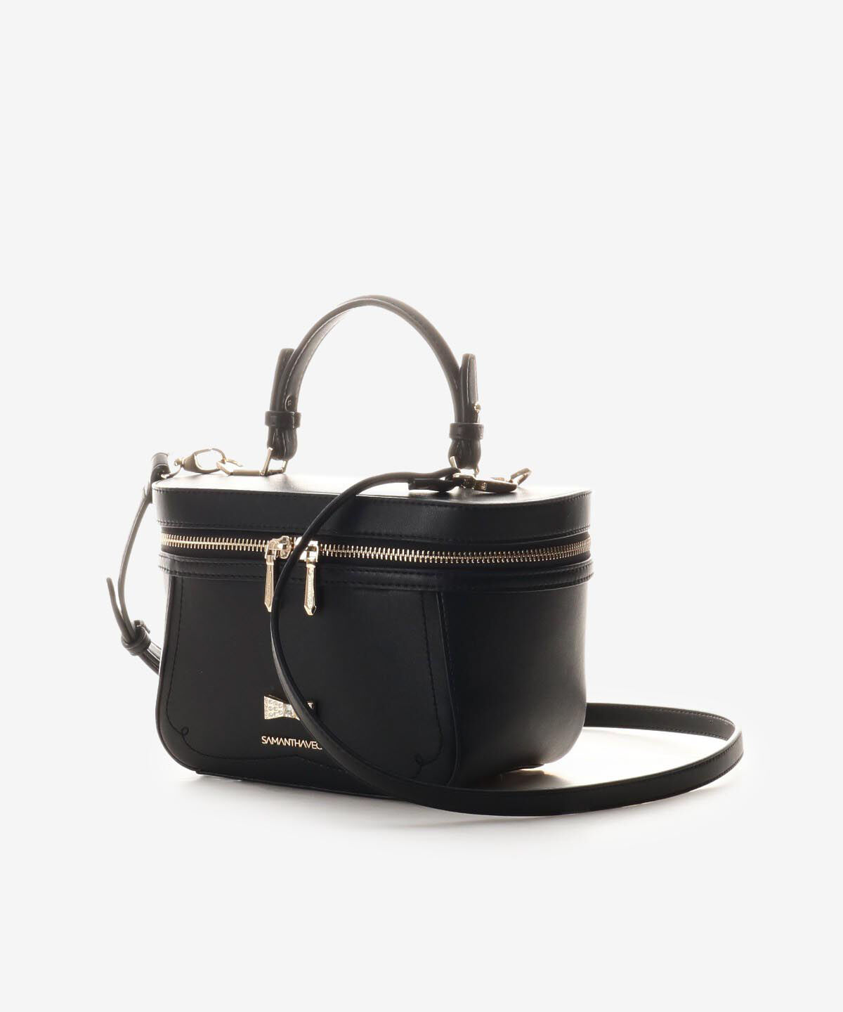 Samantha Vega「ビジューリボンバニティバック」|ハンドバッグ|