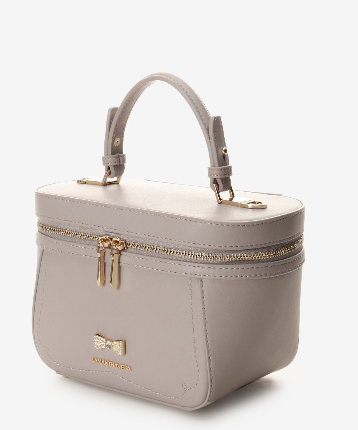 Samantha Vega「ビジューリボンバニティバック」|ハンドバッグ|