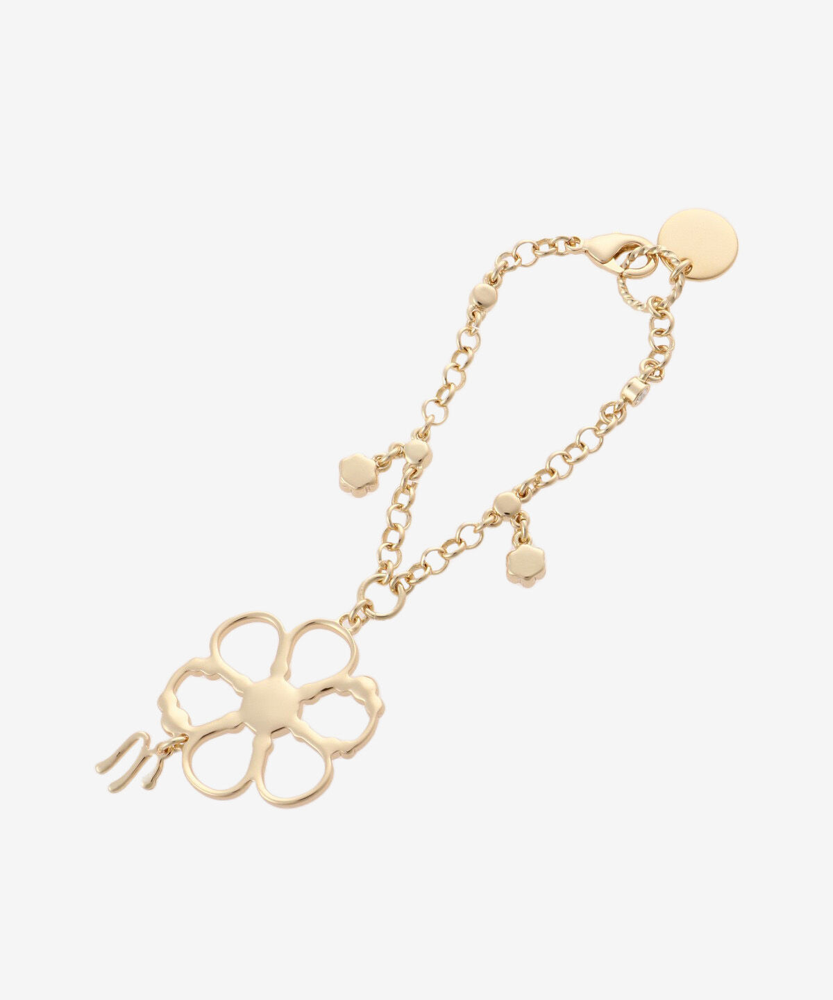 Samantha Vega「フラワービジューイニシャルチャーム(N)」|チャーム・キーホルダー|