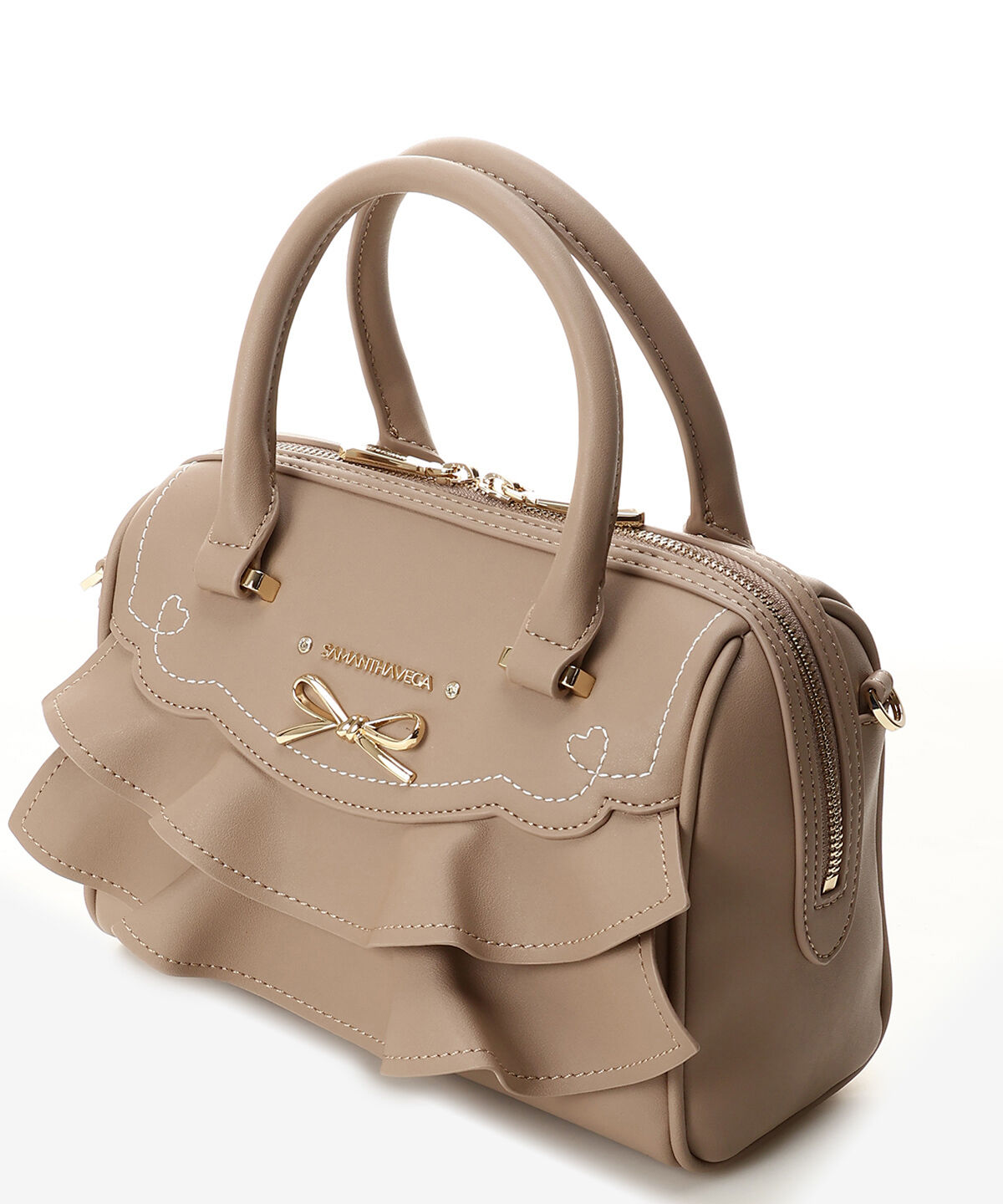 Samantha Vega「フリルリボンハンドバッグ」|ハンドバッグ|