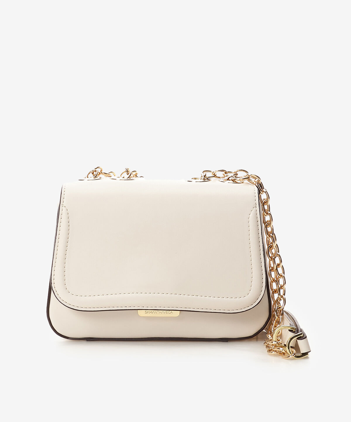 Samantha Vega「バイカラーチェーンショルダーバッグ」|ショルダー・メッセンジャー|ホワイト