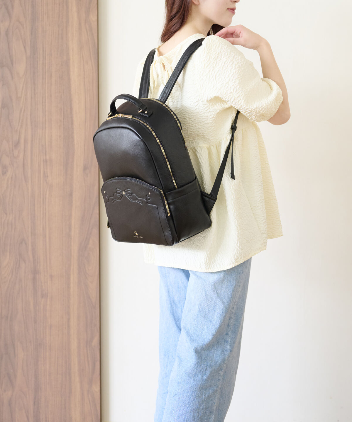 Samantha Vega「エンボスリボンリュック」|リュック|