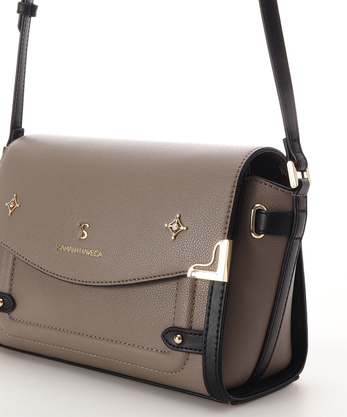 Samantha Vega「サイドダイヤカットショルダーバッグ」|ショルダー・メッセンジャー|