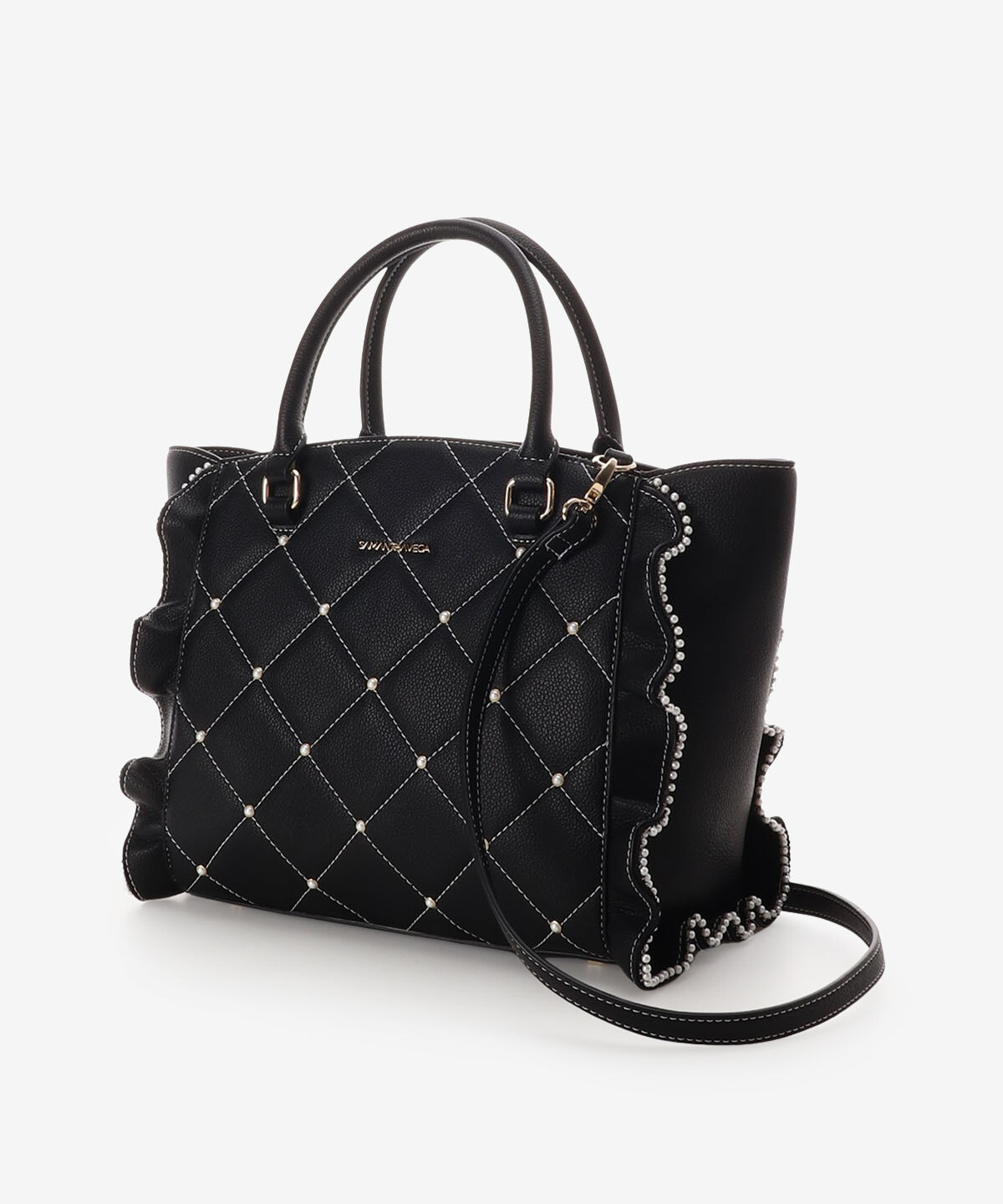 Samantha Vega「キルティングパールフラッター（小）」|ハンドバッグ|