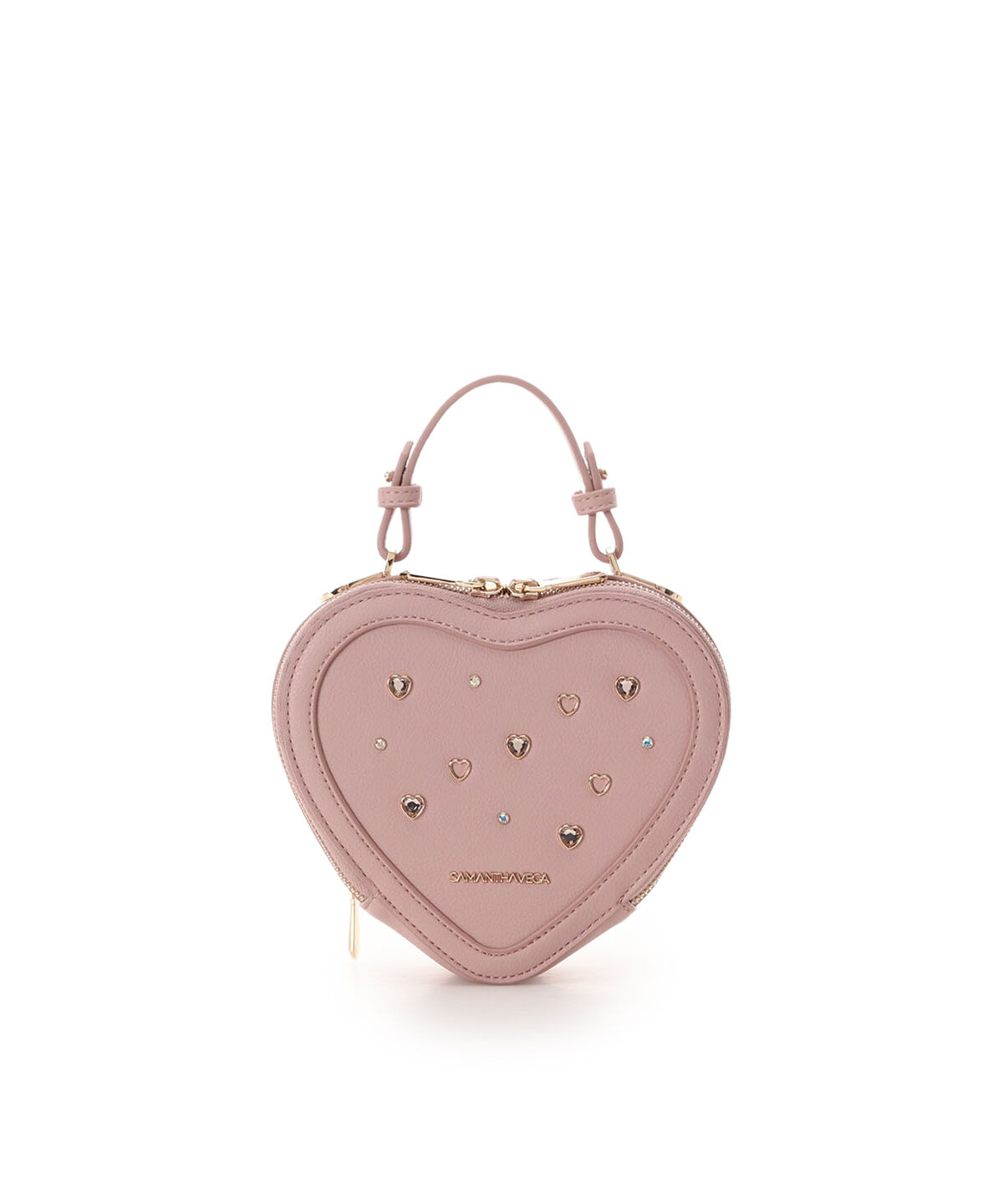 Samantha Vega「ビジューハート型ショルダーバッグ」|ショルダー・メッセンジャー|