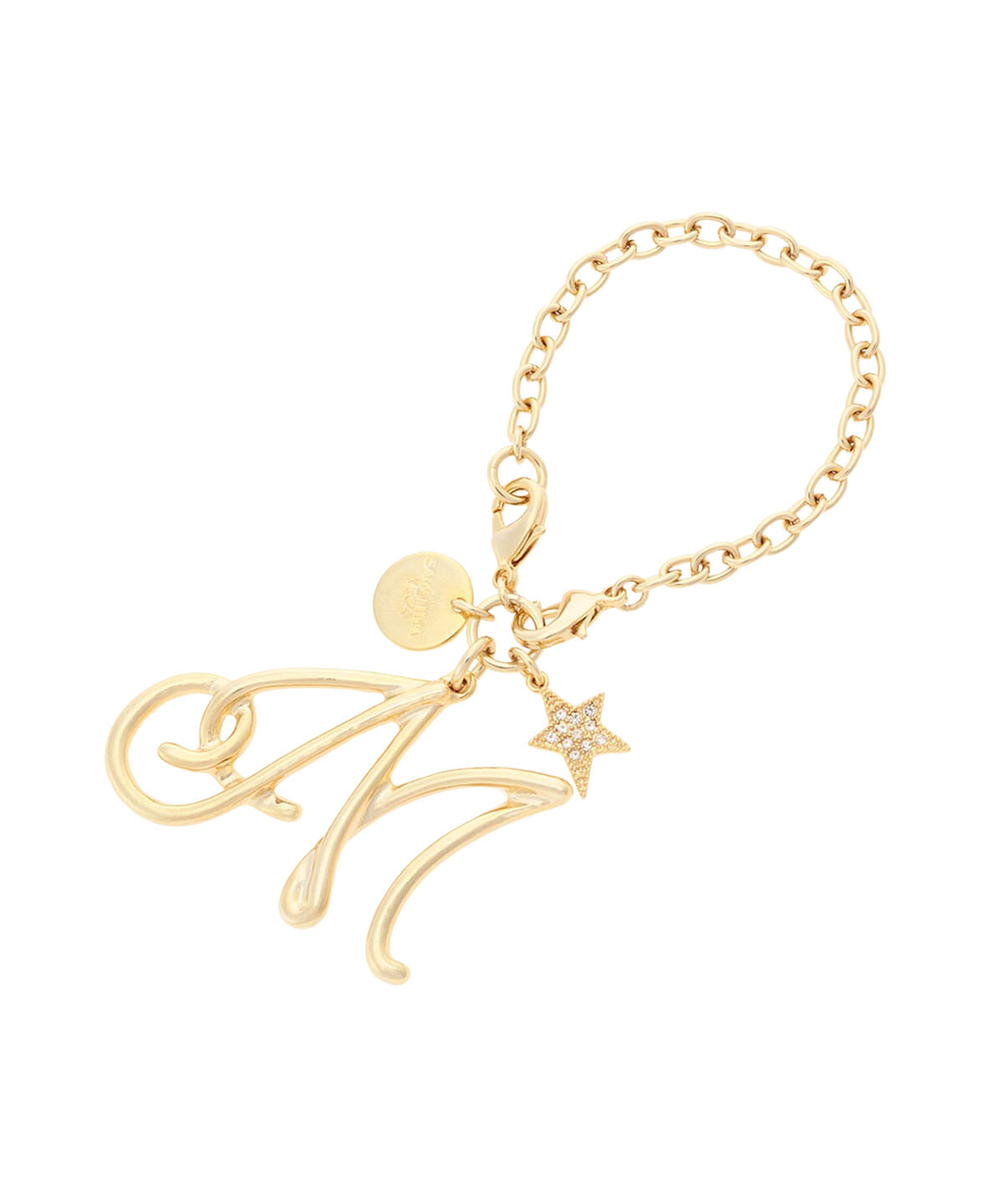 Samantha Vega「スタンダードイニシャルチャーム(M)」|チャーム・キーホルダー|ゴールド