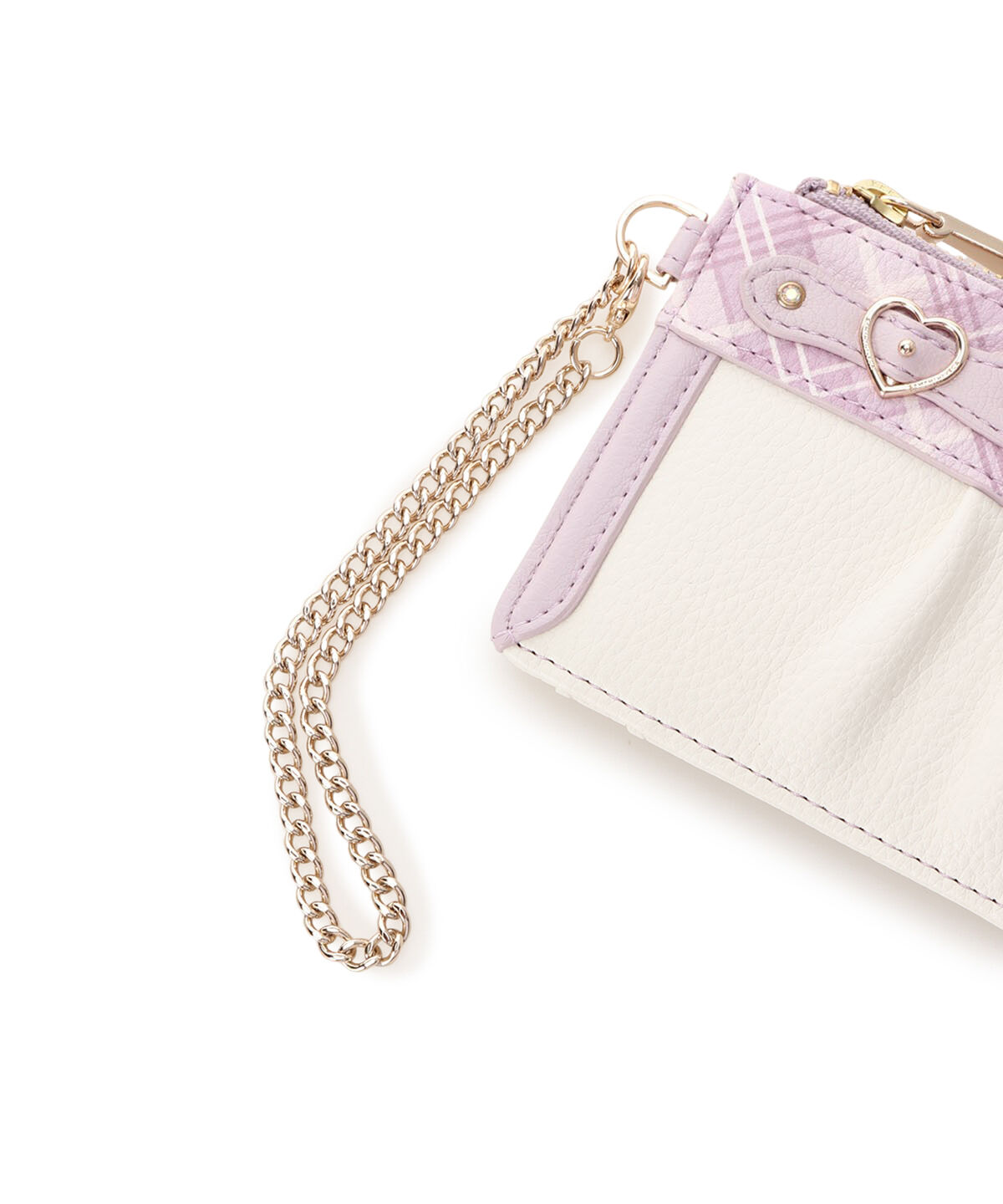 Samantha Vega「チェックハートベルトマルチケース」|コインケース|