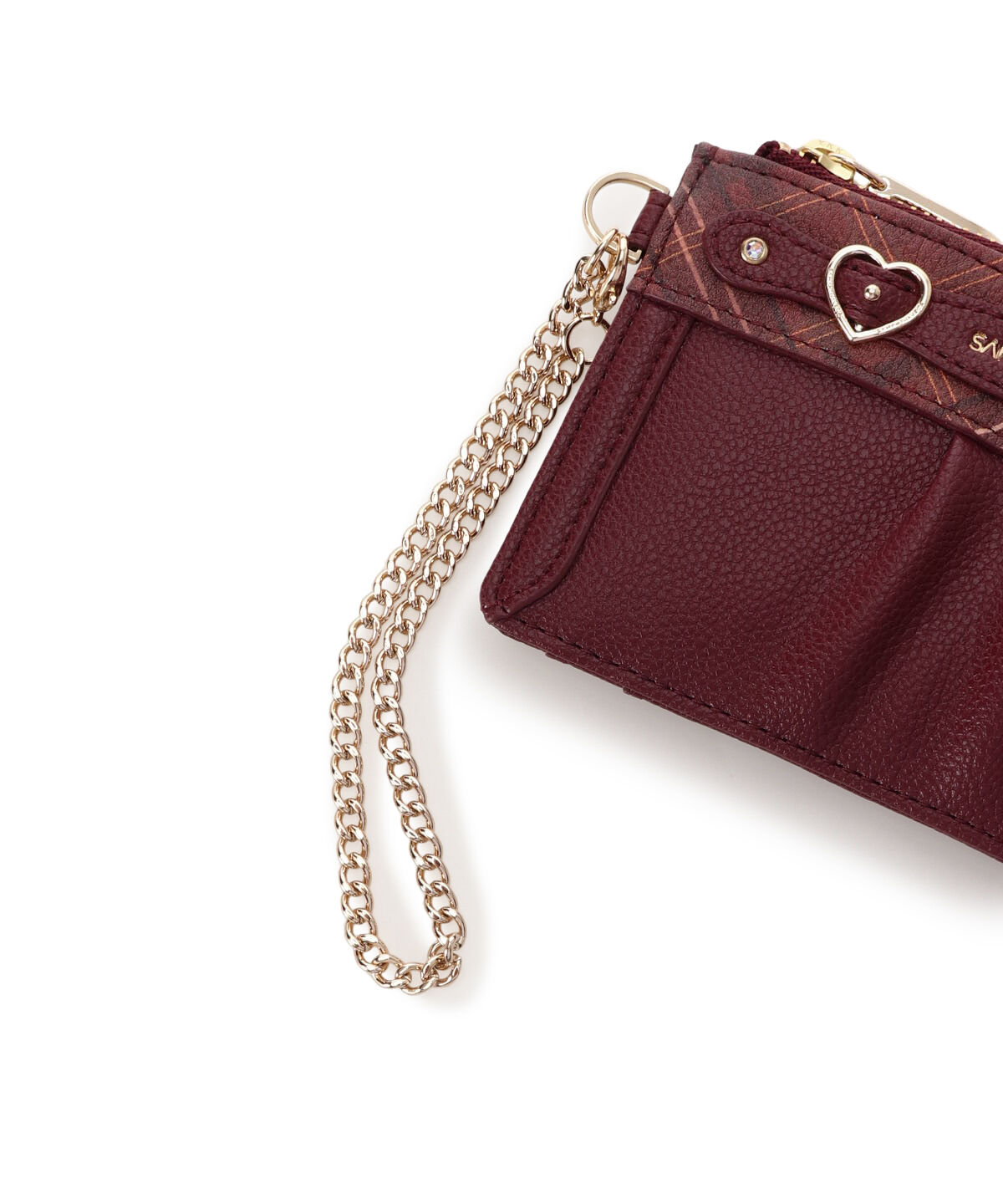 Samantha Vega「チェックハートベルトマルチケース」|コインケース|