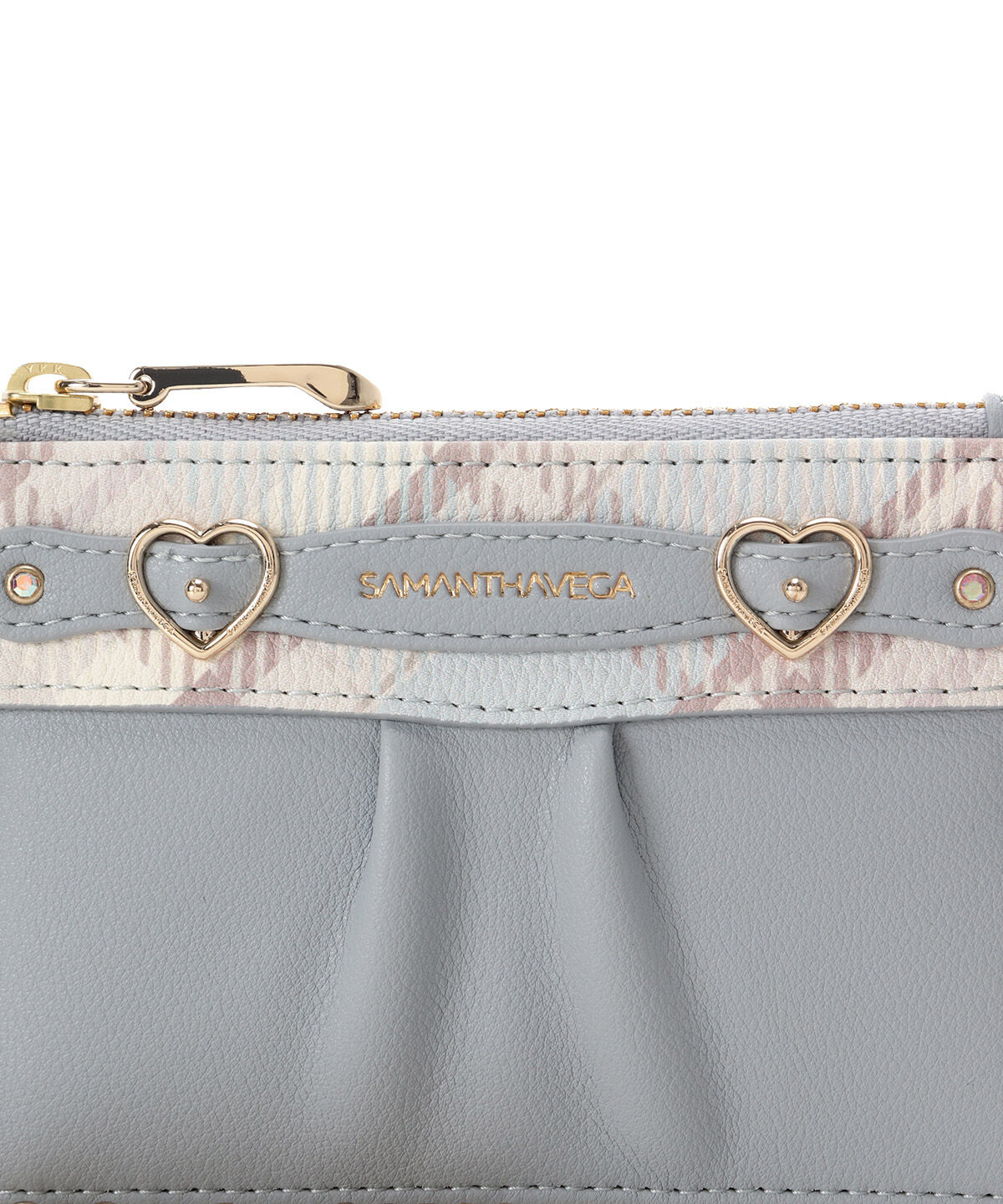 Samantha Vega「チェックハートベルトマルチケース」|コインケース|