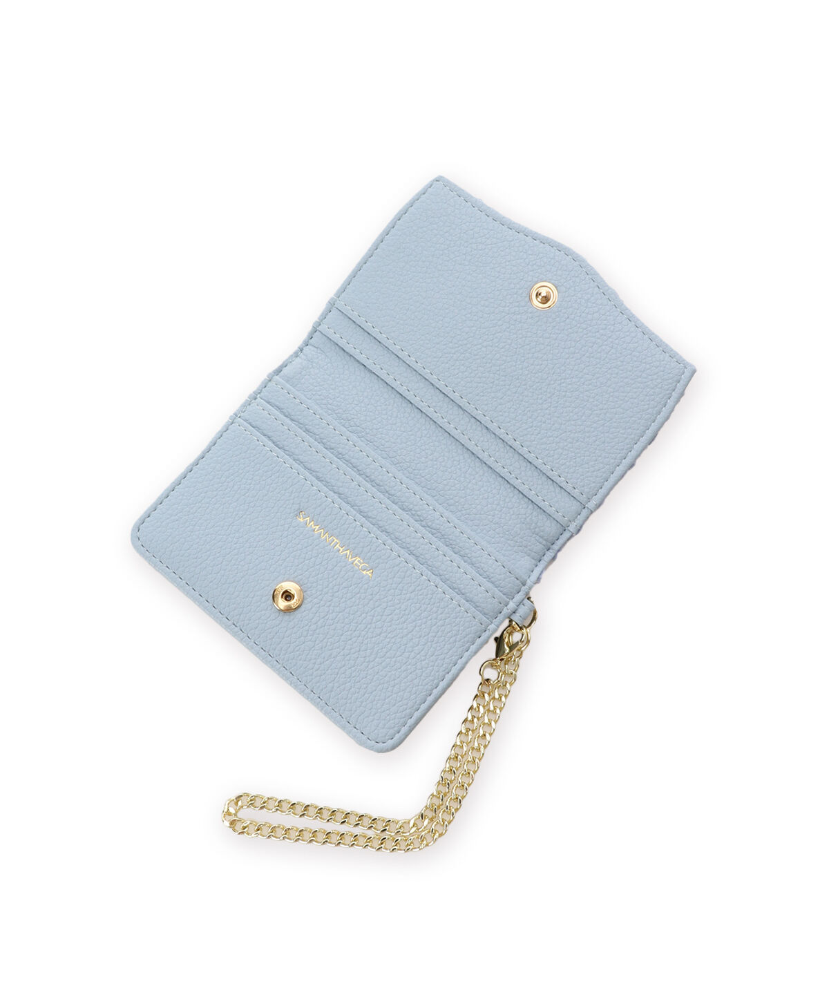 Samantha Vega「ソリッドリボンツイードパスケース」|定期入れ|