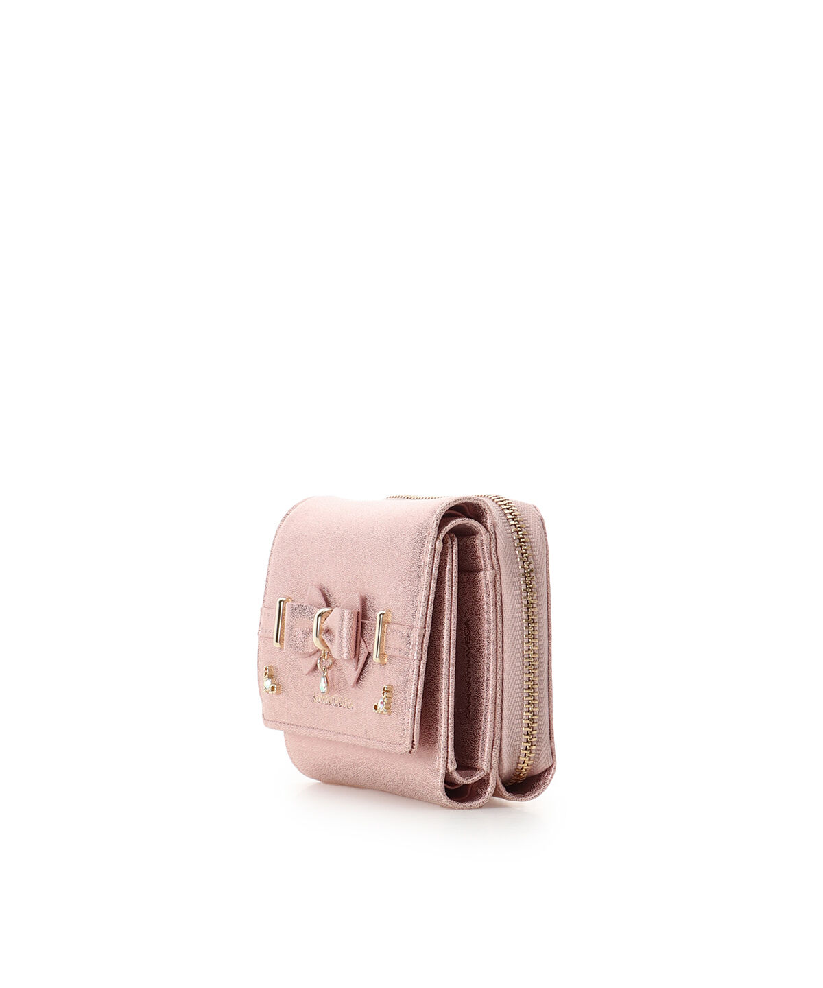 Samantha Vega「アクセントリボンラメ折財布」|財布|