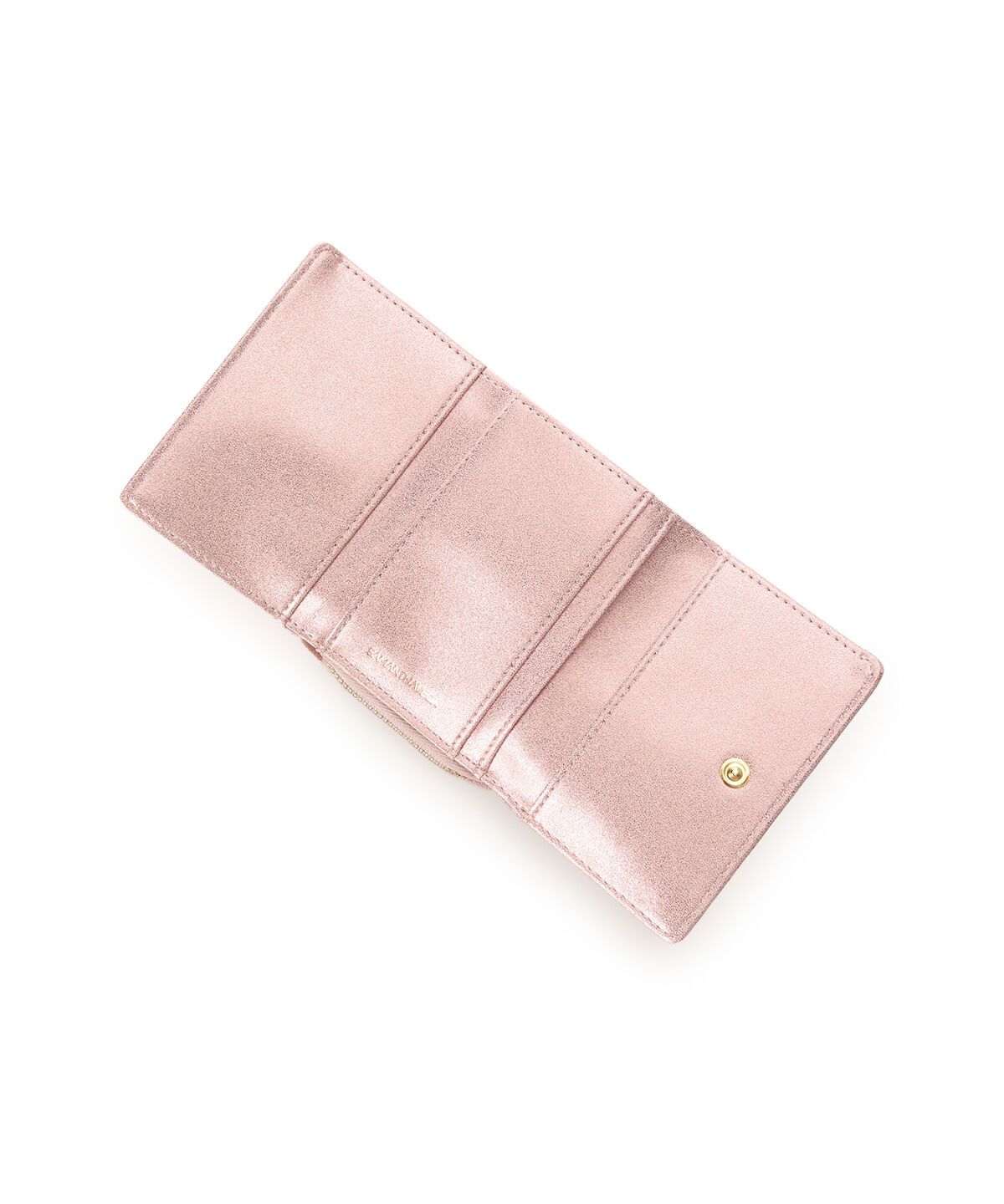 Samantha Vega「アクセントリボンラメ折財布」|財布|