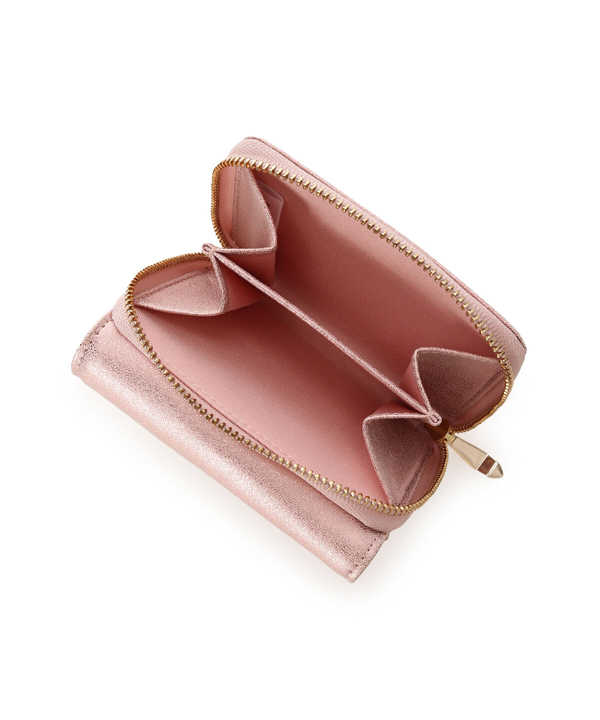 Samantha Vega「アクセントリボンラメ折財布」|財布|