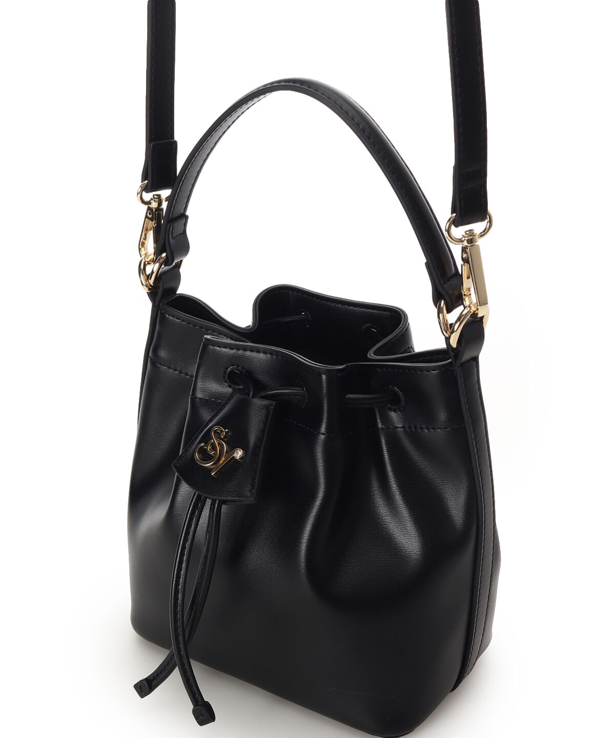 Samantha Vega「ロゴ金具巾着バッグ」|ショルダー・メッセンジャー|